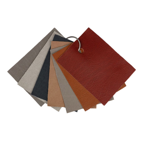 Vermouth Italian Slate Natural Top Grain Protected Performance Cow Leather Hide