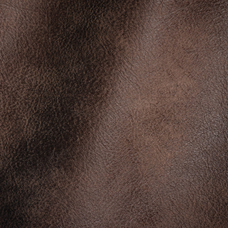 Sherry Italian Chocolate Aniline Dyed Distressed Top Grain Cow Leather Hide