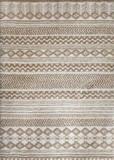 Microfiber Extra Soft Touch Area Rug - 100 Percent Microfiber Fabric, Beige, Modern Contemporary Design (2' X 3' / 5' 3" X 7' 5")