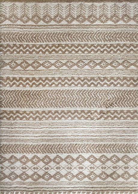 Microfiber Extra Soft Touch Area Rug - 100 Percent Microfiber Fabric, Beige, Modern Contemporary Design (2' X 3' / 5' 3" X 7' 5")