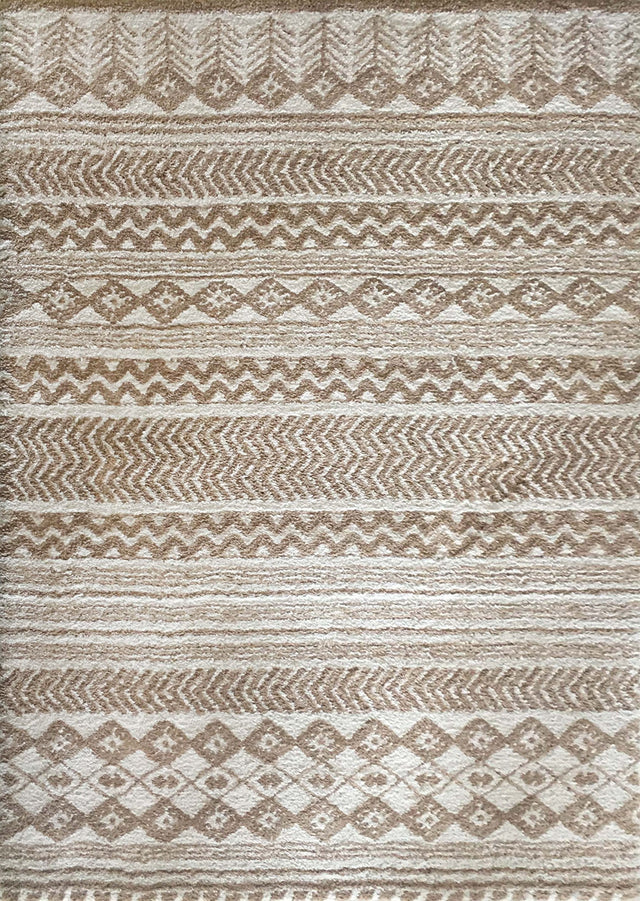 Microfiber Extra Soft Touch Area Rug - 100 Percent Microfiber Fabric, Beige, Modern Contemporary Design (2' X 3' / 5' 3" X 7' 5")