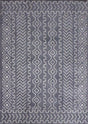 Microfiber Extra Soft Touch Area Rug - 100% Microfiber Fabric, Gray White Modern Contemporary Design, 2' X 3' (2' X 3')