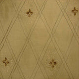 Lucile Silk Fabric - Diamond Floral Embroidered, 54" Width (1 Yard)