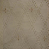 Lucile Silk Fabric - Diamond Floral Embroidered, 54" Width (1 Yard)