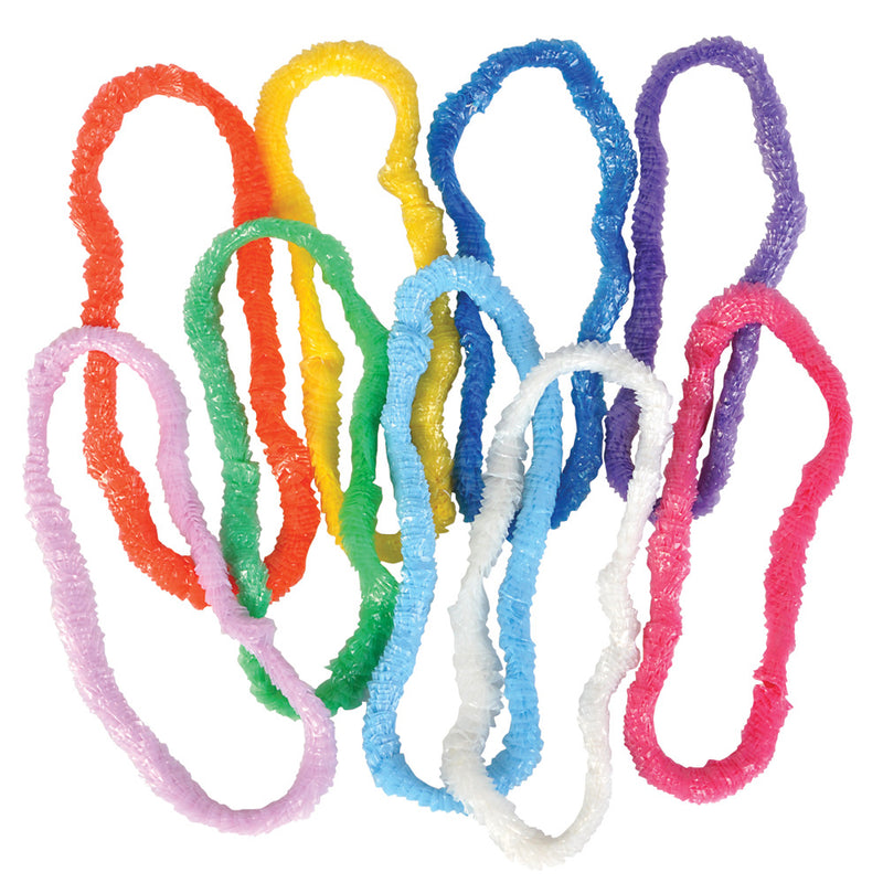 Plastic Lei Assortment 1.25" (100 Pieces)