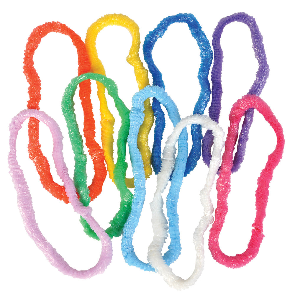 Plastic Lei Assortment 1.25" (100 Pieces)