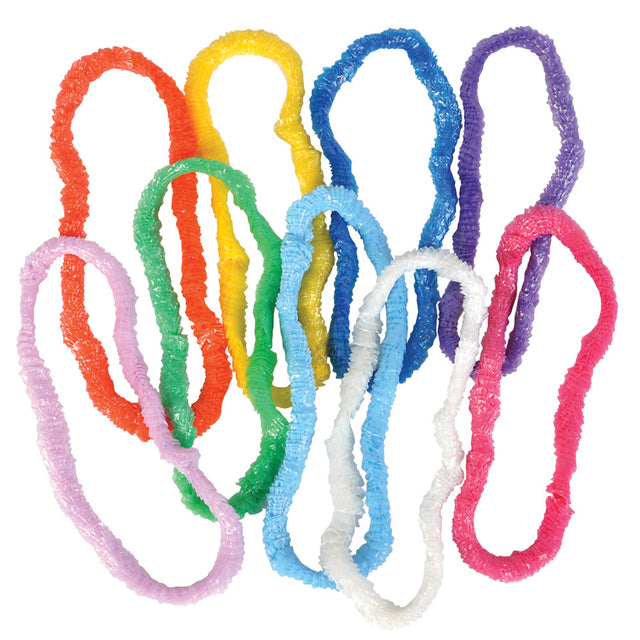 Plastic Lei Assortment 1.25" (100 Pieces)