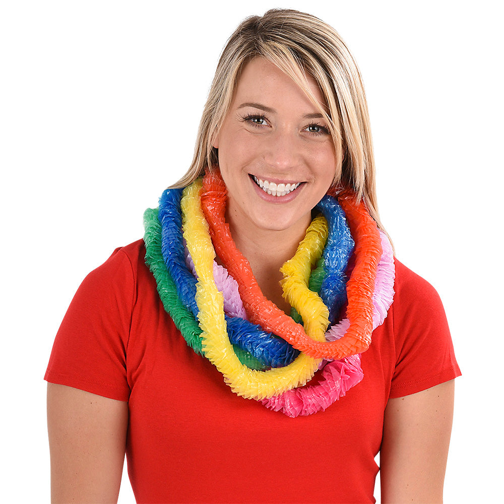 Plastic Leis 2.25" 32" Length (1 DZ)