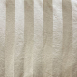Lulu Fabric Embossed Large Striped Jacquard Fabric - Natural/Washed, White, 60" Width (1 Yard)