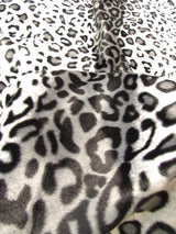 Pink/Fuchsia Velboa Leopard Short Pile Fabric