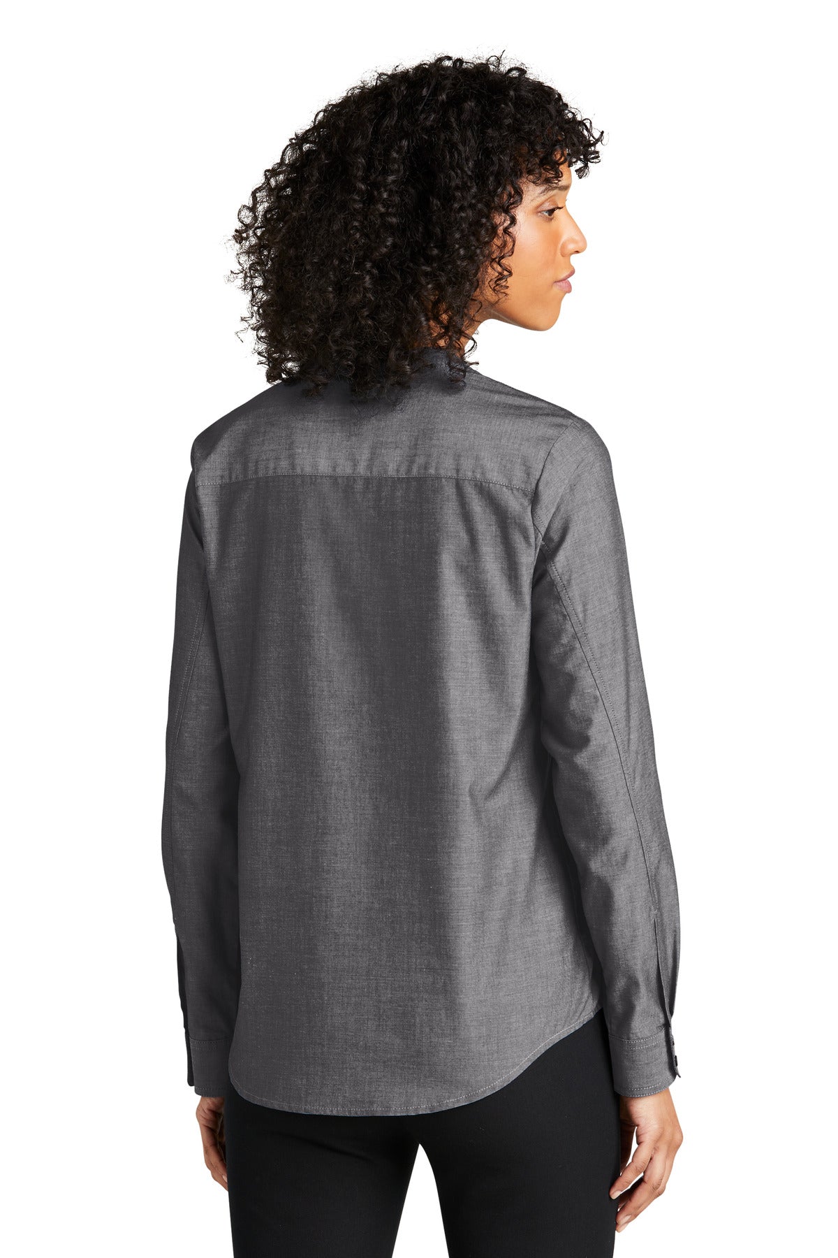 Port Authority® Women's Long Sleeve Chambray Easy Care Shirt