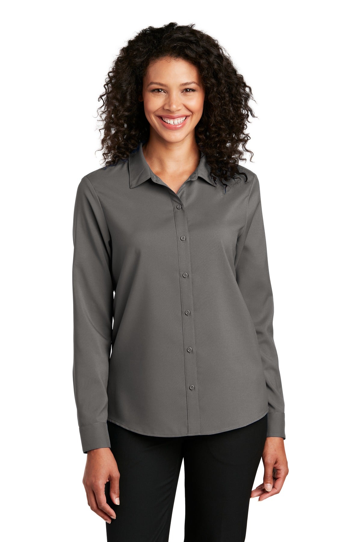 Port Authority® Women's Long Sleeve Performance Staff Shirt