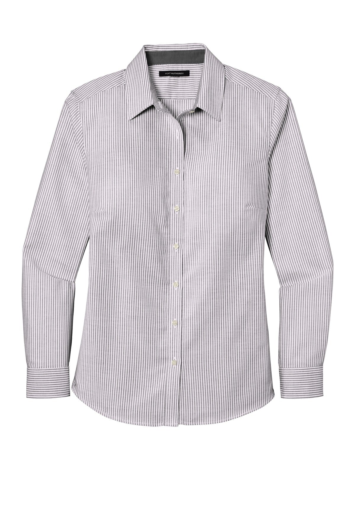 Port Authority ® Women's SuperPro ™ Oxford Stripe Shirt