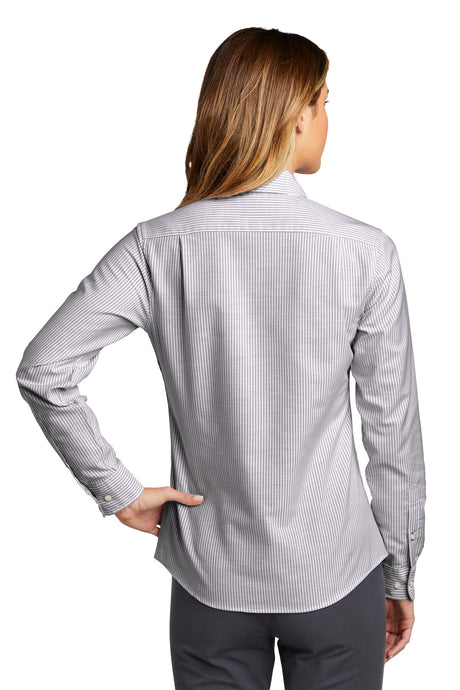 Port Authority ® Women's SuperPro ™ Oxford Stripe Shirt