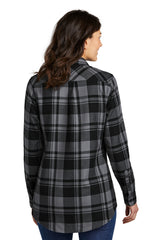 Port Authority® Women's Plaid Flannel Tunic