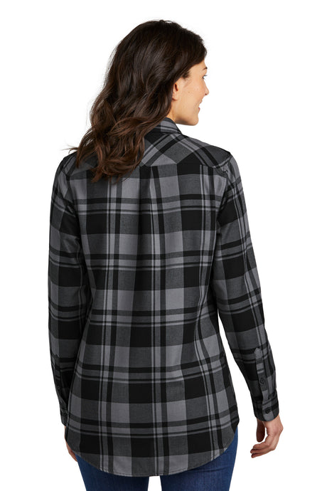 Port Authority® Women's Plaid Flannel Tunic