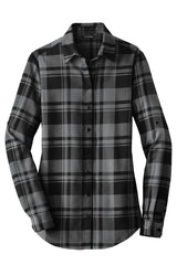 Port Authority® Women's Plaid Flannel Tunic