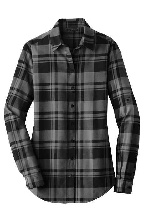 Port Authority® Women's Plaid Flannel Tunic