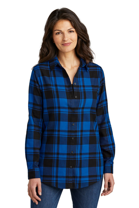 Port Authority® Women's Plaid Flannel Tunic