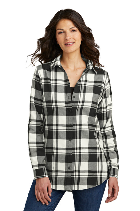 Port Authority® Women's Plaid Flannel Tunic