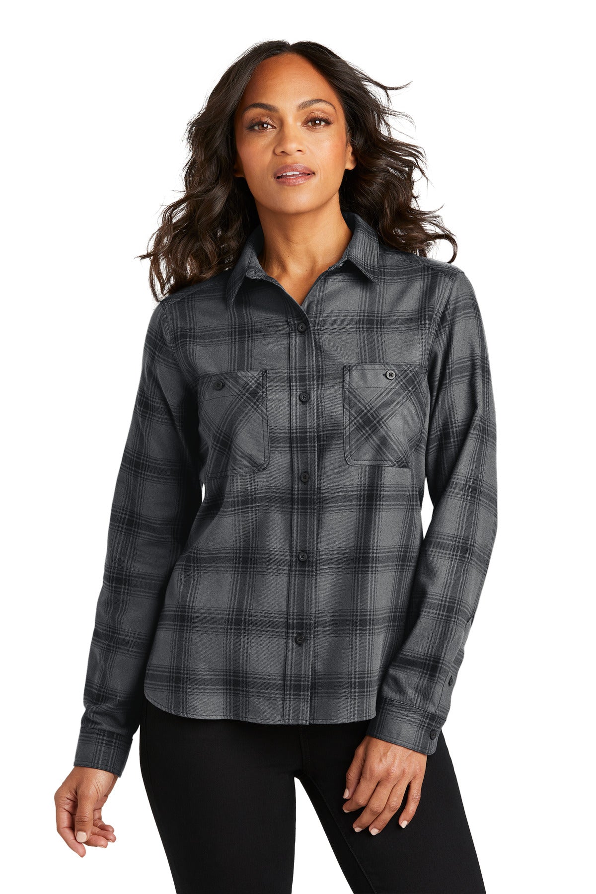 Port Authority® Women's Plaid Flannel Shirt