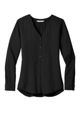 Port Authority® Women's Long Sleeve Button-Front Blouse