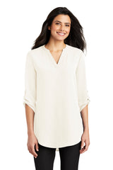 Port Authority® Women's 3/4-Sleeve Tunic Blouse