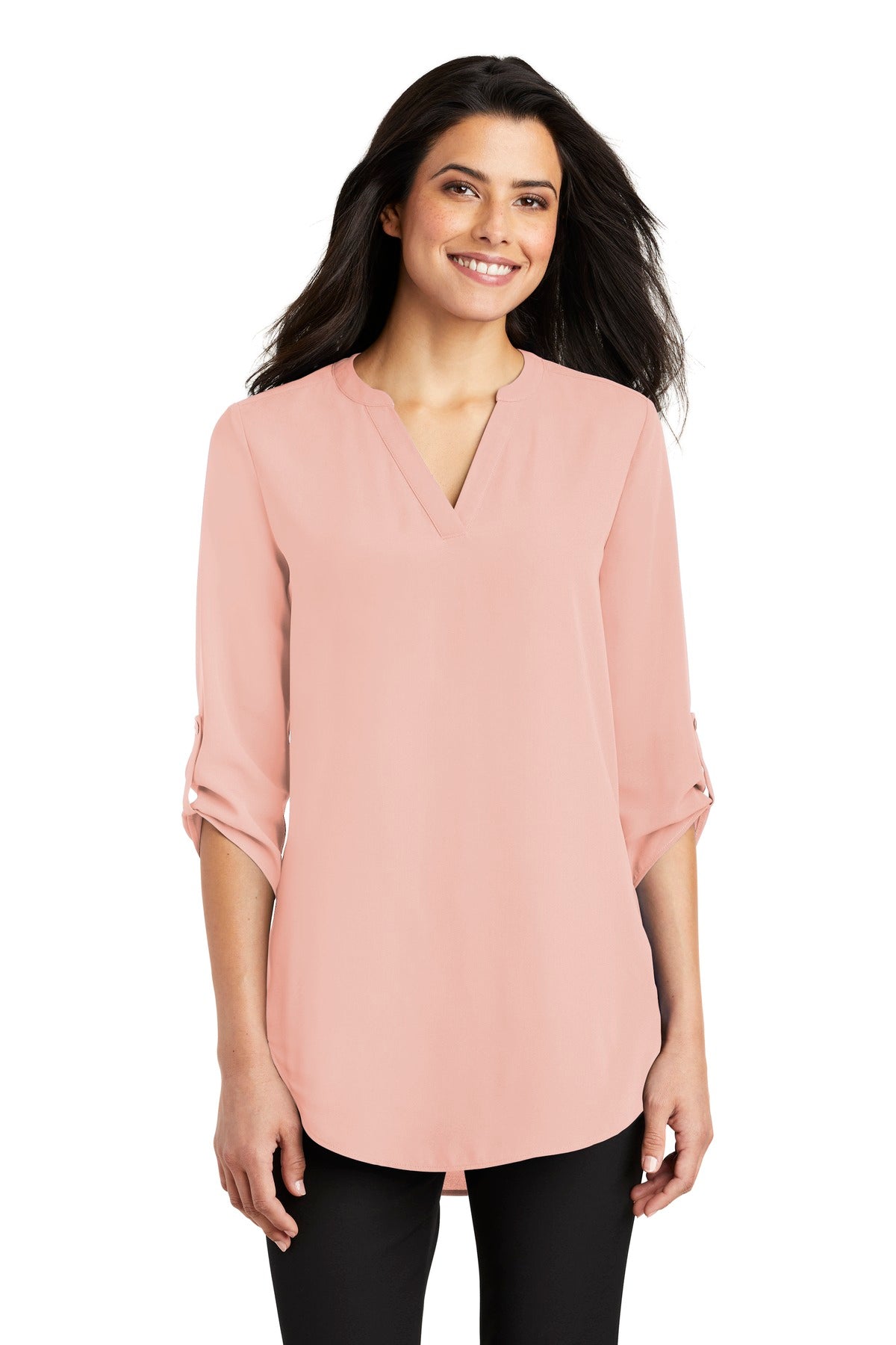 Port Authority® Women's 3/4-Sleeve Tunic Blouse