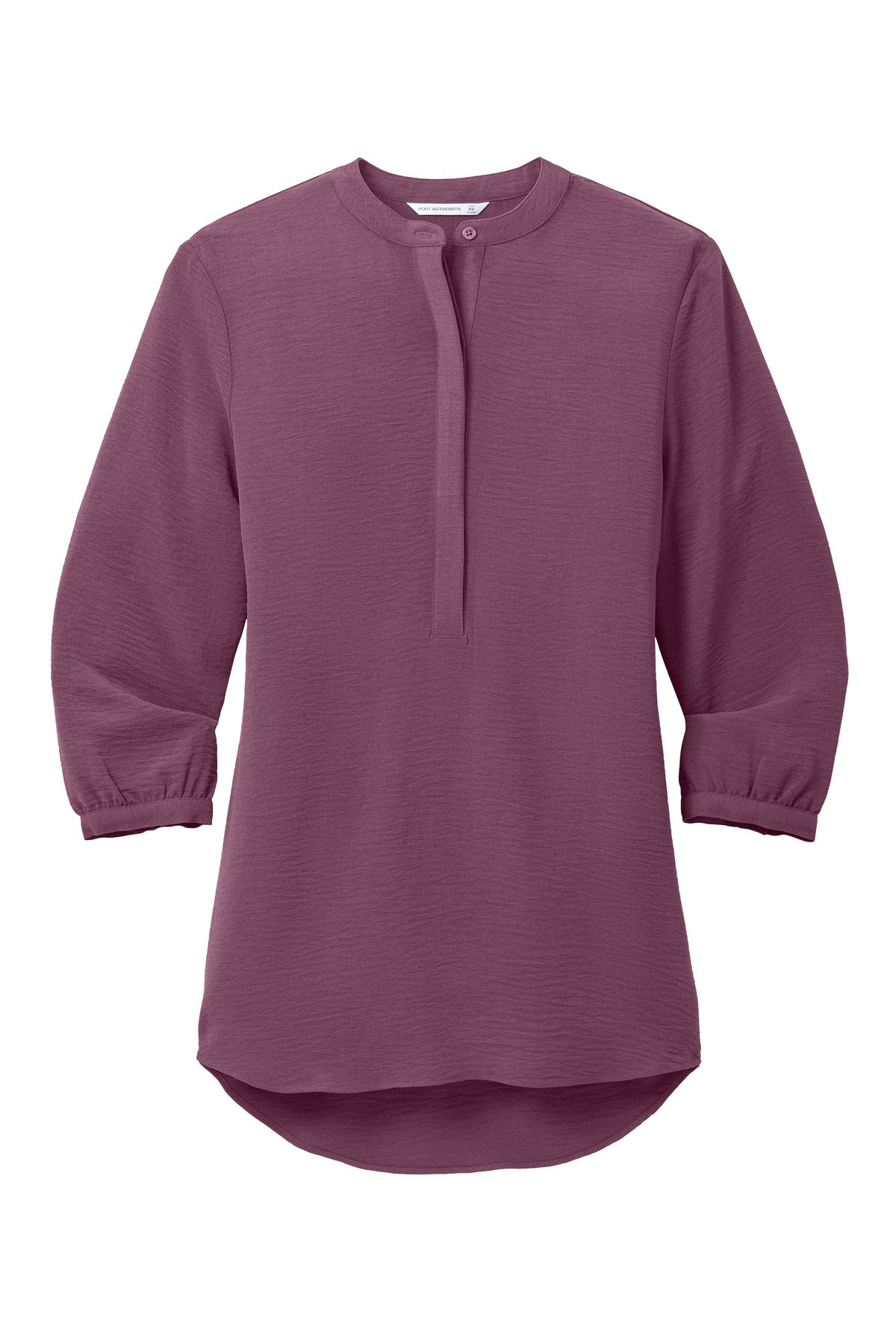 Port Authority® Women's 3/4-Sleeve Textured Crepe Tunic