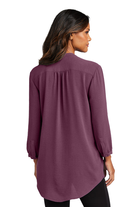 Port Authority® Women's 3/4-Sleeve Textured Crepe Tunic