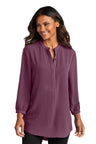 Port Authority® Women's 3/4-Sleeve Textured Crepe Tunic