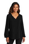 Port Authority® Women's Textured Crepe Blouse