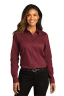 Port Authority® Women's Long Sleeve SuperPro React Twill Shirt