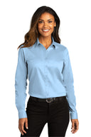 Port Authority® Women's Long Sleeve SuperPro React Twill Shirt