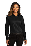Port Authority® Women's Long Sleeve SuperPro React Twill Shirt