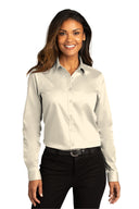 Port Authority® Women's Long Sleeve SuperPro React Twill Shirt