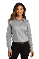Port Authority® Women's Long Sleeve SuperPro React Twill Shirt
