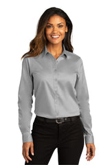 Port Authority® Women's Long Sleeve SuperPro React™Twill Shirt