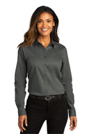 Port Authority® Women's Long Sleeve SuperPro React Twill Shirt