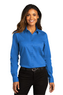 Port Authority® Women's Long Sleeve SuperPro React Twill Shirt
