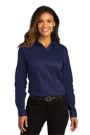Port Authority® Women's Long Sleeve SuperPro React Twill Shirt