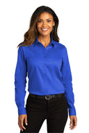 Port Authority® Women's Long Sleeve SuperPro React Twill Shirt