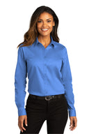 Port Authority® Women's Long Sleeve SuperPro React Twill Shirt