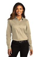 Port Authority® Women's Long Sleeve SuperPro React Twill Shirt