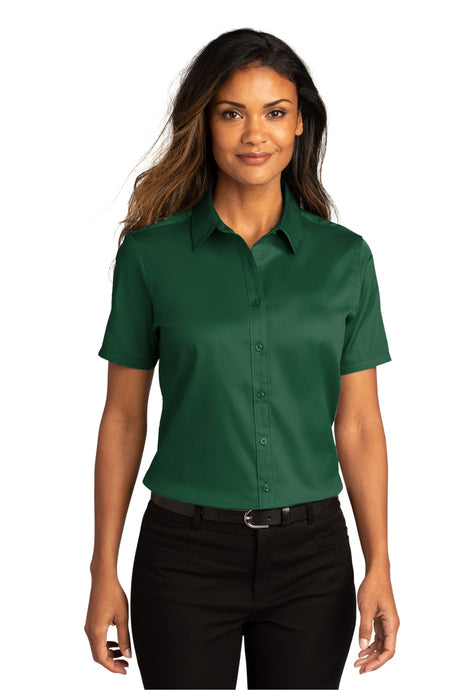 Port Authority® Women's Short Sleeve SuperPro React™Twill Shirt