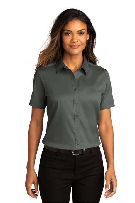 Port Authority® Women's Short Sleeve SuperPro React™Twill Shirt