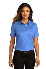 Port Authority® Women's Short Sleeve SuperPro React™Twill Shirt