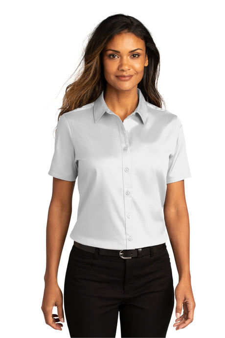 Port Authority® Women's Short Sleeve SuperPro React™Twill Shirt