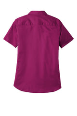 Port Authority® Women's Short Sleeve SuperPro React™Twill Shirt