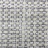 Lydia Linen Blend Fabric - Two-Toned Woven Look, Ivory, Gray, 54" Width (1 Yard)